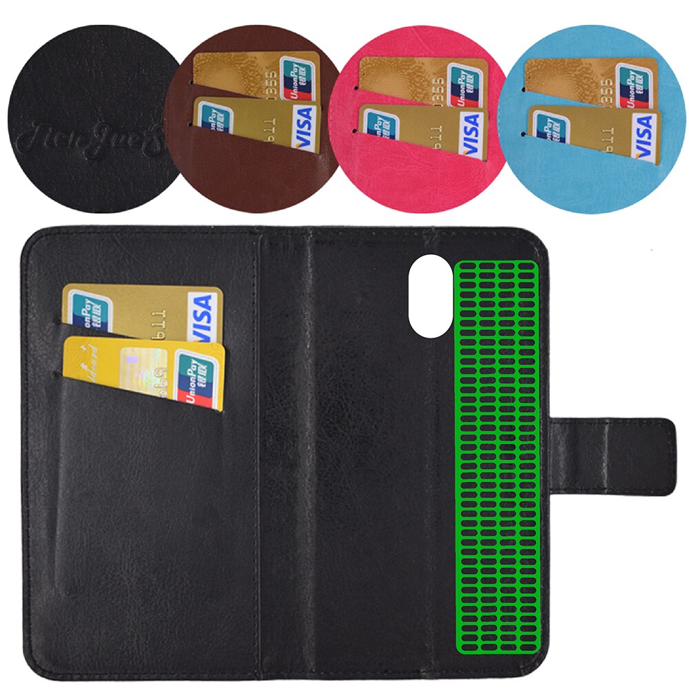 TienJueShi Flip Book Protect Leather Cover Shell Wallet Etui Skin Case For Uhans MAX 2 6.44 inch