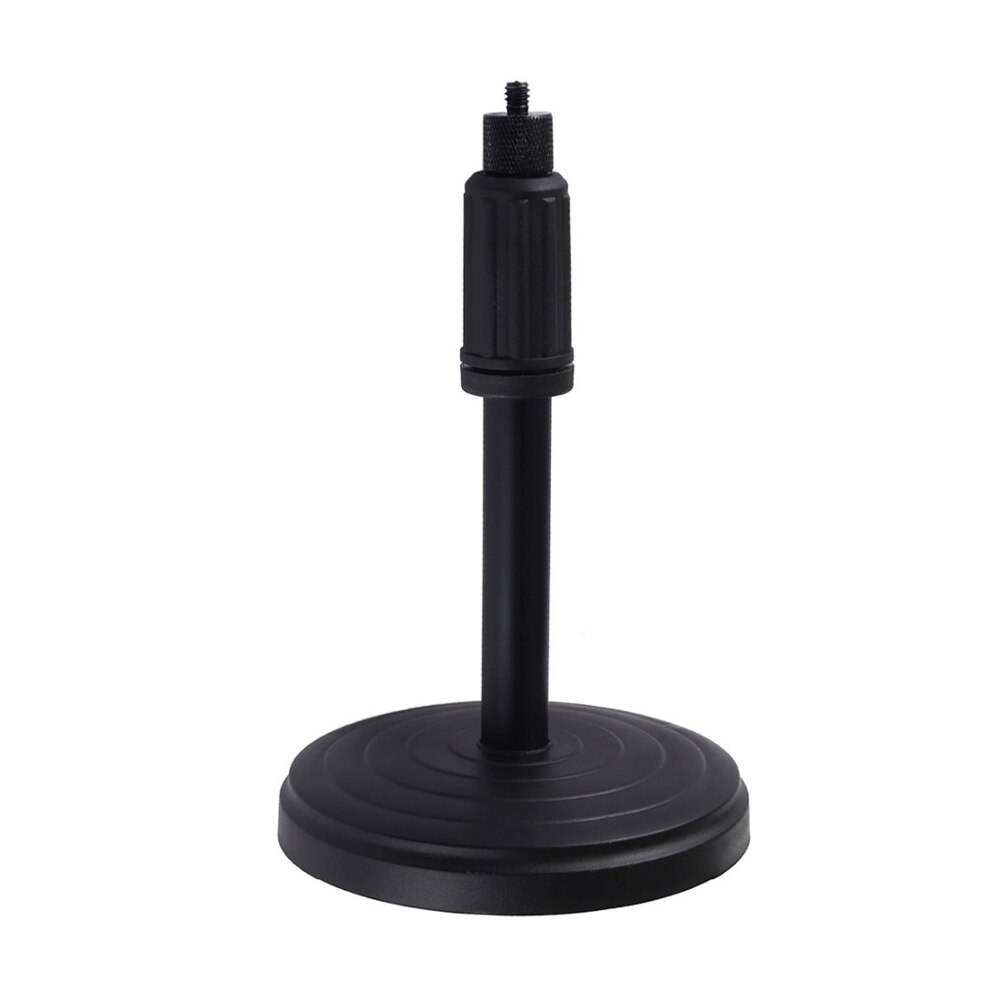 Justerbar 18 to 28cm højde metal skrivebord makeup lys desktop stand mount beslag til fotografering led makeup spejl ring lys