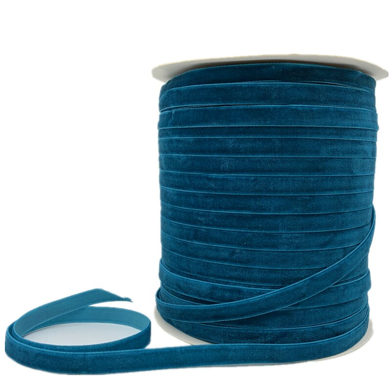 Cinta de terciopelo hecha a mano para envolver , lazo para el pelo, , boda, DIY, 6/10/15/20/25/38mm: 20mm 5yards