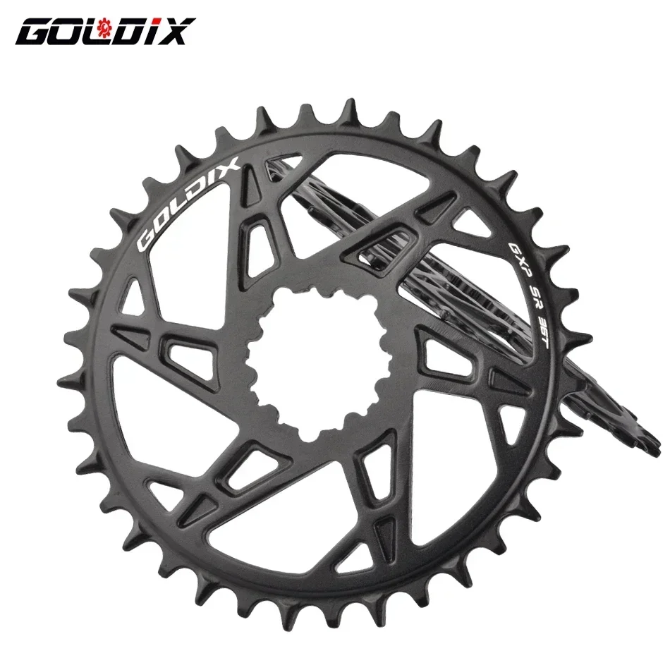 GOLDIX MTB Bicycle Chainring 32/34/36/38/40T Wide Narrow Chainwheel Direct Mount Crown for 3 Bolt Crankset