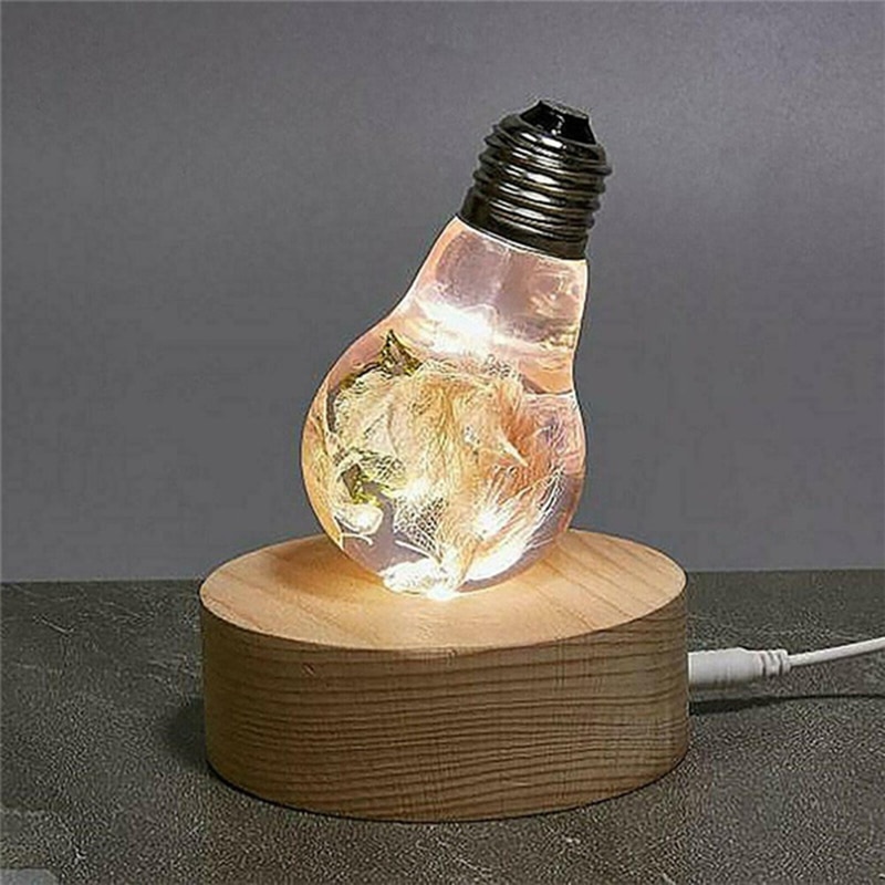 16PCS/Set LED Bulb Mold Resin Casting Mold Silicone Craft Resin Light Bulb Mold