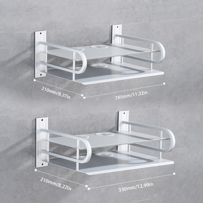 Metal Wireless Wifi Router Storage Box Telephone Storage Rack Wall Mounting TV Set-Top Box Holder Rack Metal Shelf Bracket