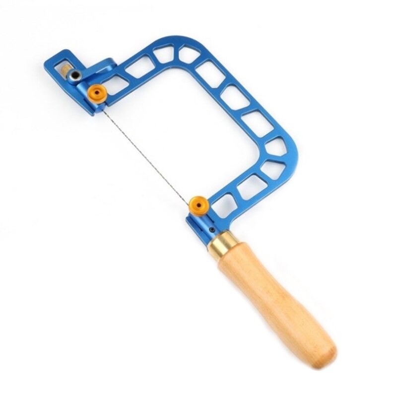 3 Inches/4 inches Hand Coping Saw, Simple Woodworking Coping Saw, Convenient Alloy Steel Mini Coping Saw for Handwork: blue / 3 inches