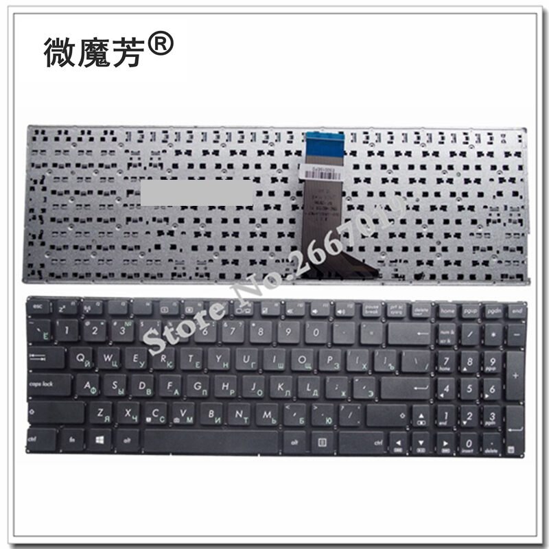 Rusia teclado para ASUS K555 K555L K555LA K555LB K555LD K555LJ K555LN K555LP K555Z K555ZA K555ZE teclado portátil RU