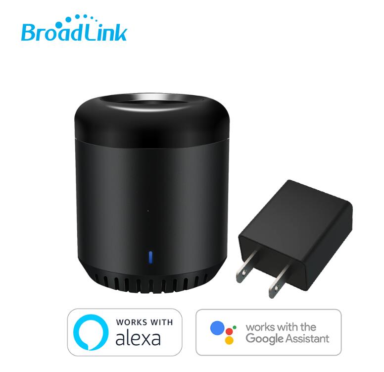 Broadlink rm rm mini 3 fjernbetjening til smart home-løsning wifi ir remote support google home og alexa: Med os adapter