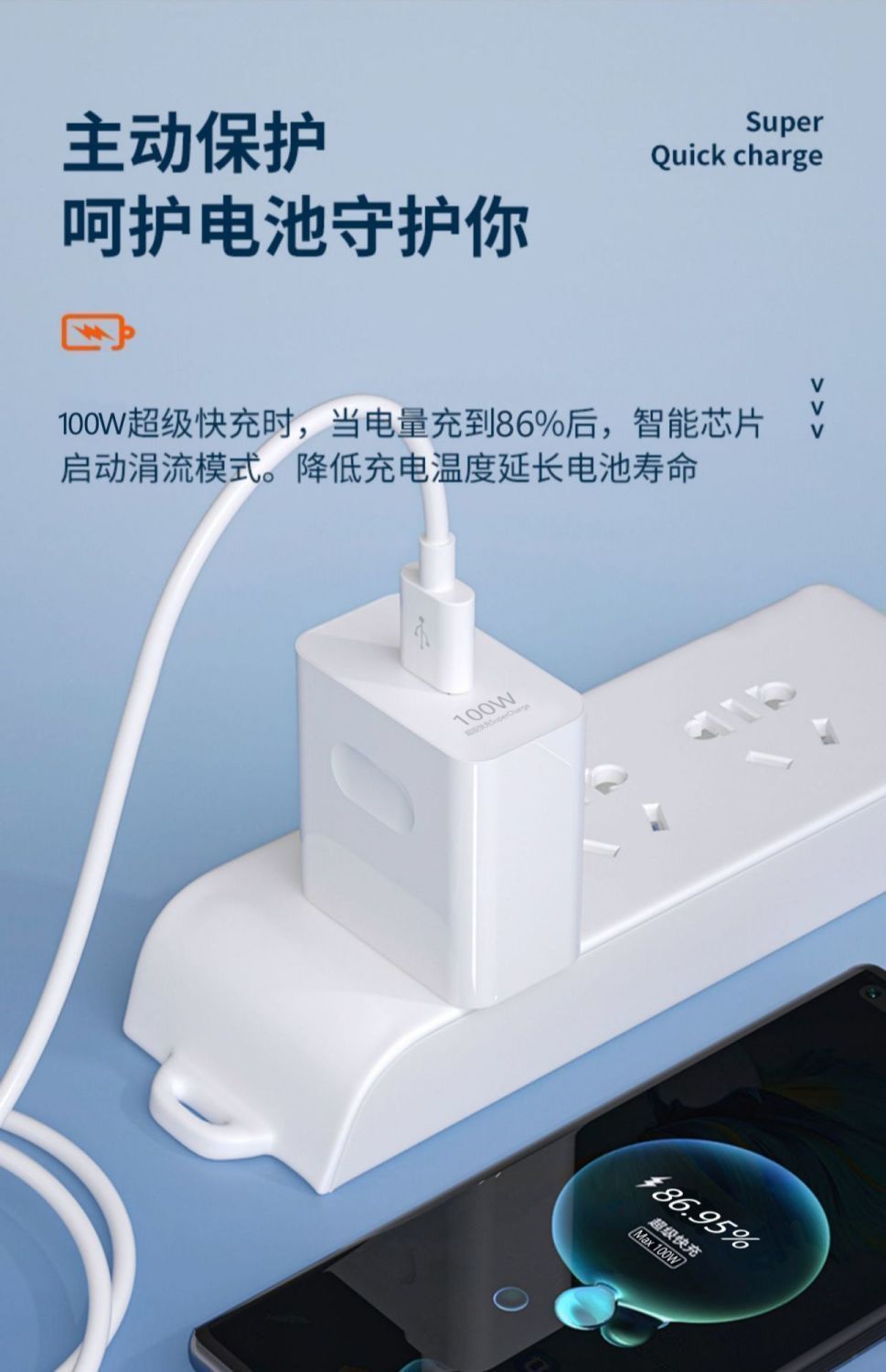 USB Charger 100W Quick Charge QC4.0 Adapter Original Honor SuperCharge Cargador For Honor 90 60 50 Pro X30 Magic 4 3 1M 6A Cable