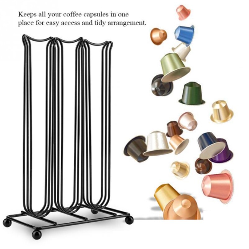 42 tazas para Nespresso cápsulas de café giratorio Rack café base para CÁPSULAS DE dejar el sostenedor de la Organización