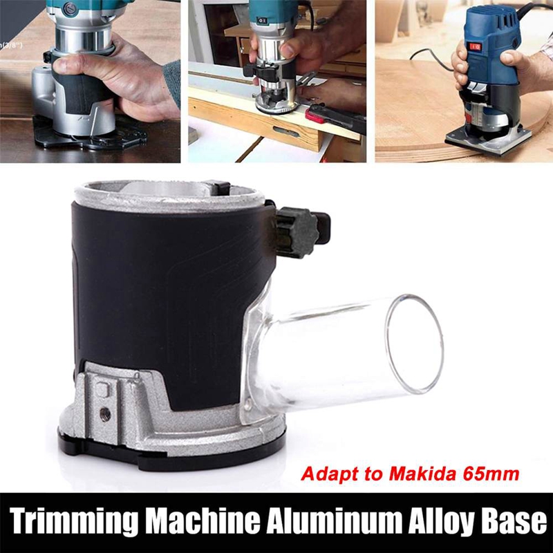 Plunge Router Base Trimming Machine Milling Woodworking Slotting Machine Dust Cover for Makita 65Mm Electric Trimmer