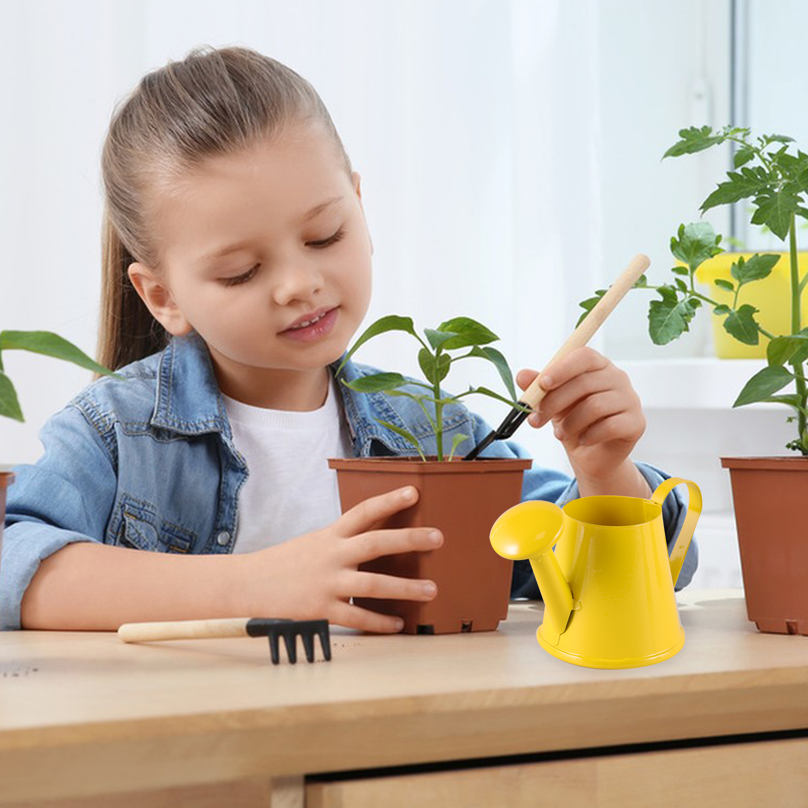 5 Stuks Gieter Kinderen Tuingereedschap Potten Voor Kamerplanten Kinderen Bad Speelgoed Ketels Ijzeren Plaat Klein