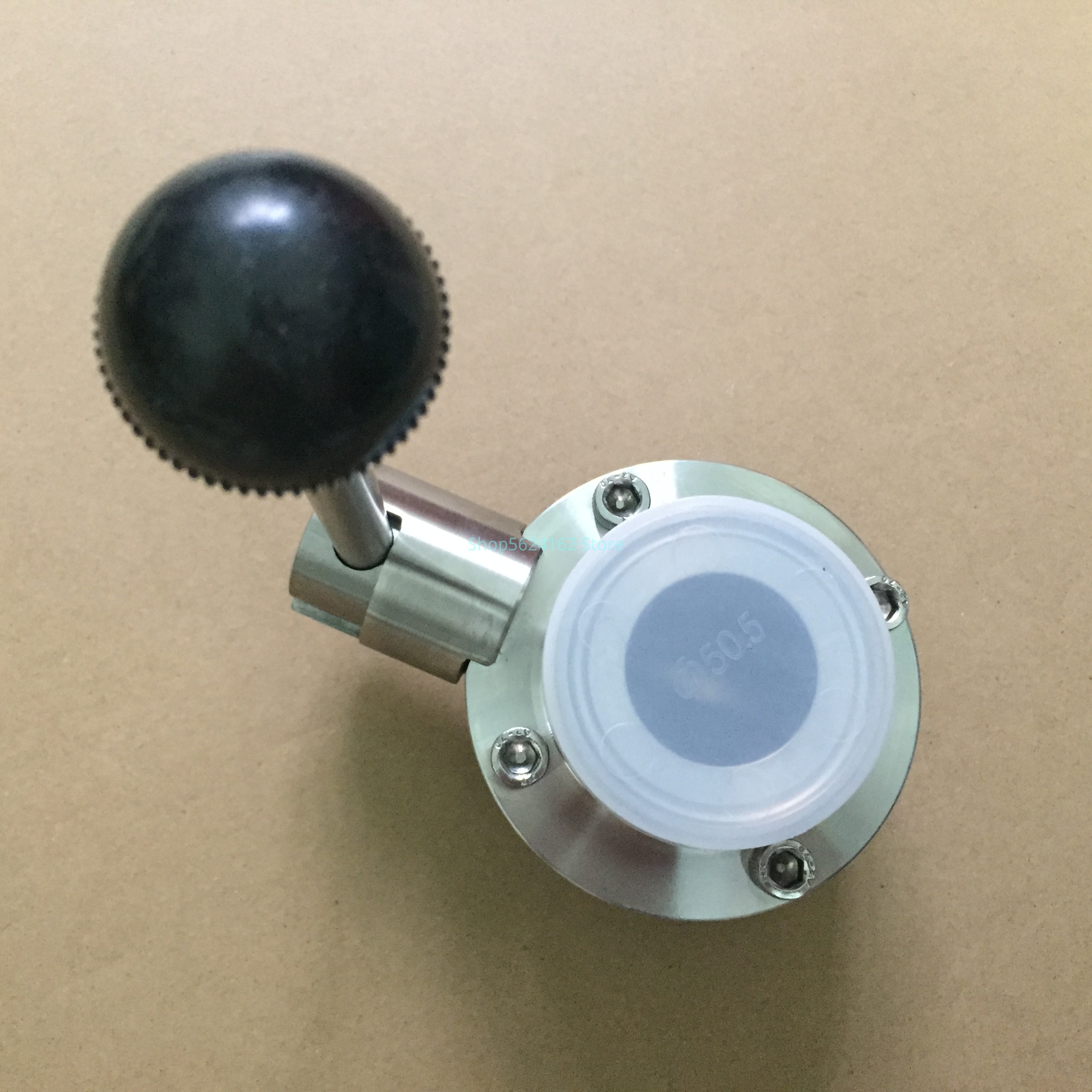 Sanitary Tri Clamp Butterfly Valve SS304 Stainless Steel 3/4" 1" 1.5" 2" Butterfly Valve