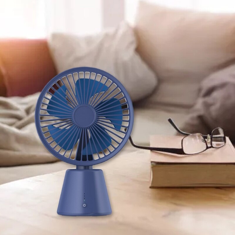 Portable Desktop Round Mini Air Cooler Fan Small Personal Cooling Tools for Home Office Outdoor Travel Summer Appliances