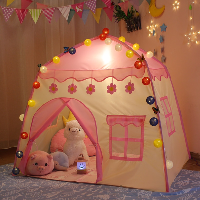 Children's tent Baby Fun play Toy Tent for kids Wigwam House for children Fairy princess castle Christmas Birthday for girl