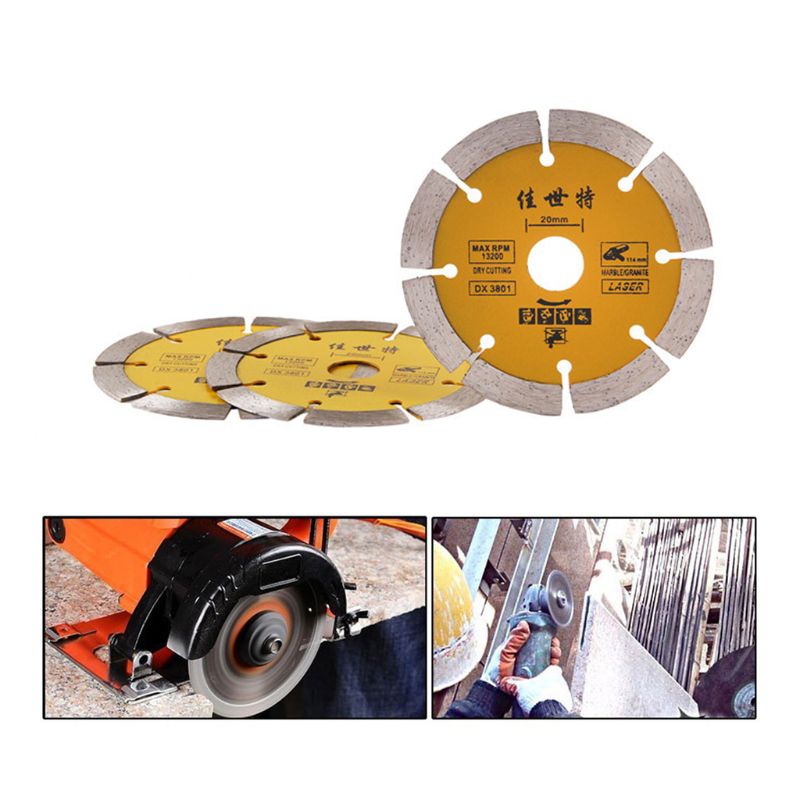 110mm Diamond Saw Blade Angle Grinder Marble Stone Cutting Disc Ceramic Concrete L4MB