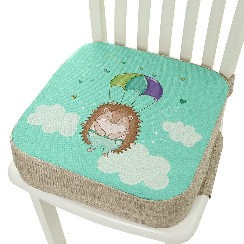 Lazychild Kinderen Verhoogd Stoel Pad Verstelbare Verwijderbare Kinderstoel Stoel Verhogingskussen Zitje Stoel Voor Baby Care: little hedgehog