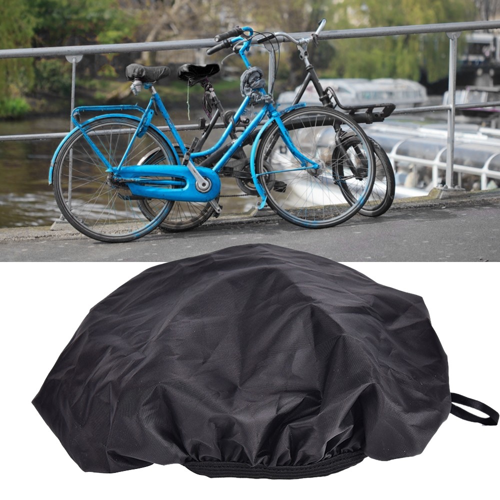 Elastisk cykelsædebetræk vandtæt cykelsadel regndæksel støvafvisende betræk uv-beskytter udendørs cykeltilbehør