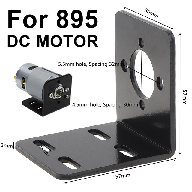 775 Motor Mount Bracket Universal Straight Plat Fixing Mounting Bracket for 750/755/775/795/895 DC Motor 28/35/42 Stepper Motor: green
