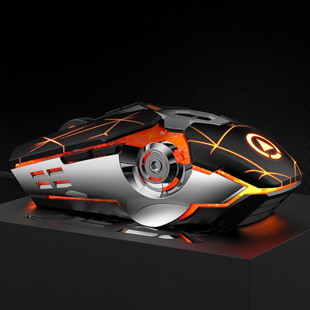 Gaming Mouse Ricaricabile Senza Fili Del Mouse Silenzioso Retroilluminato A LED 2.4G USB 1600DPI Optical Mouse Ergonomico Gamer Desktop Per PC del computer portatile