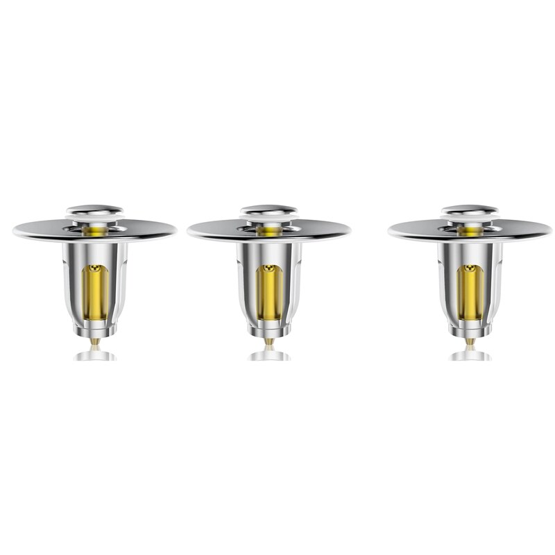 Badkamer Gootsteen Stop Core Push Type Wastafel-Up Afvoer Filter Bad Converter Gootsteen Zeef Plug