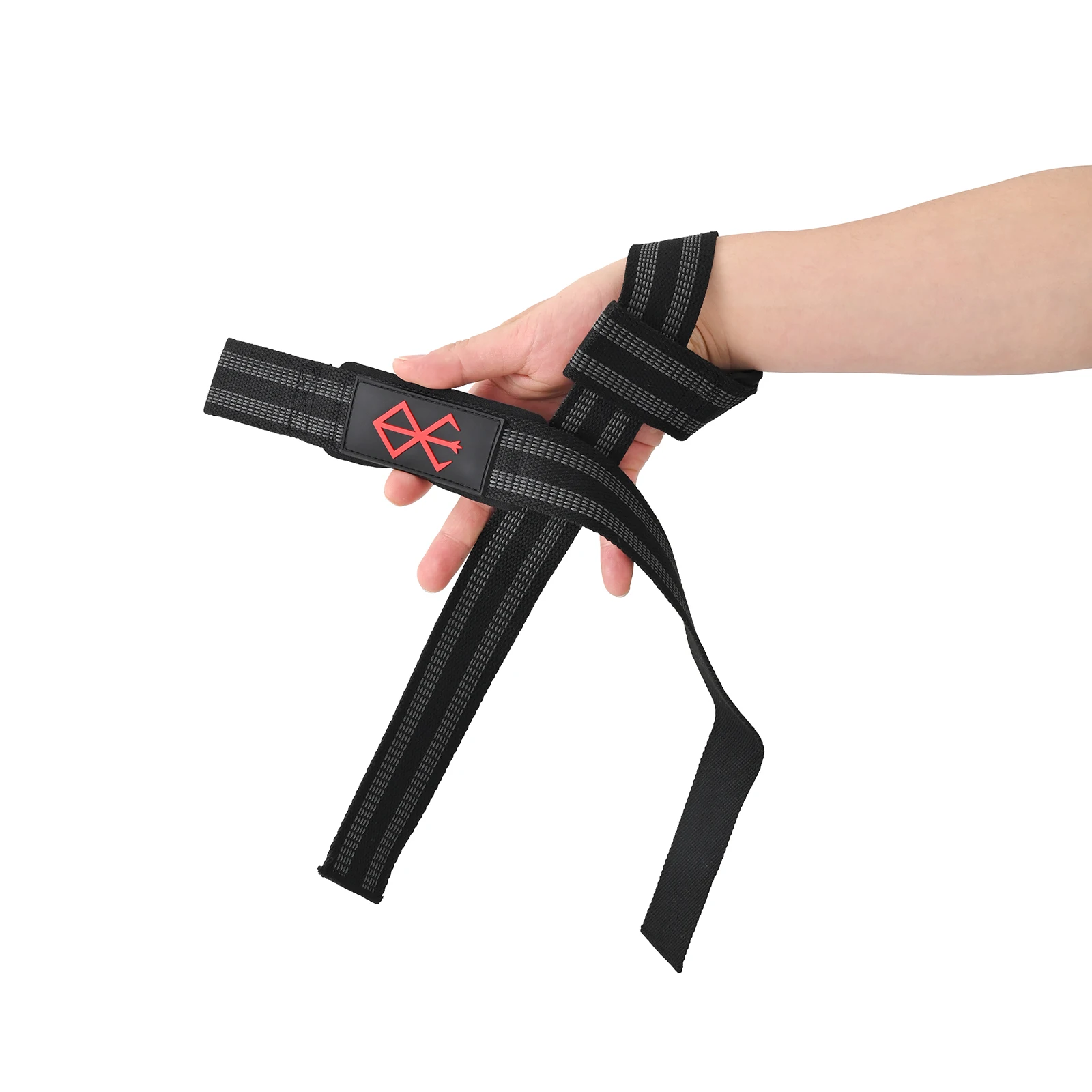 Berserk Anime Weightlifting Lifting Straps, Weight Lifting Straps Gym Power Workouts Lifting Deadlift Straps Padded Men: black