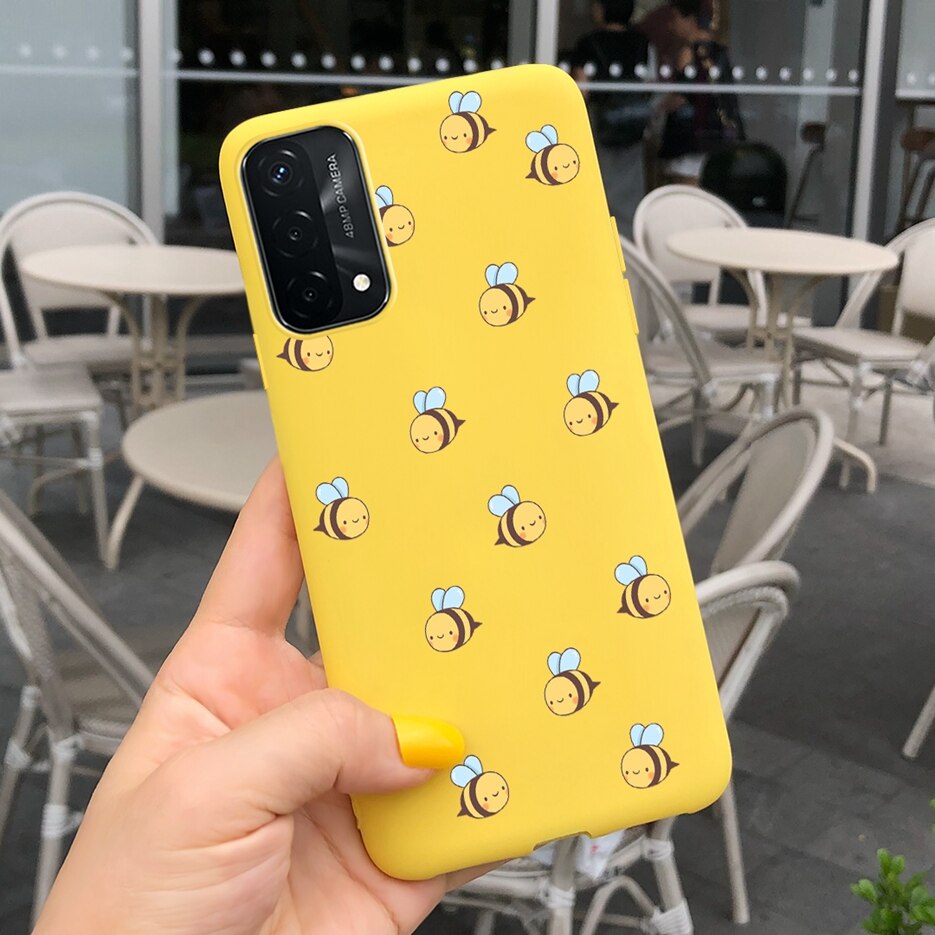 Hübsche mädchen-hülle für oppo reno 6 lite, silikon-Sanft-tpu-hülle, handyhülle für oppo reno 6 lite, reno 6 #39 rückseite 6.43 #39: Gelb 1071