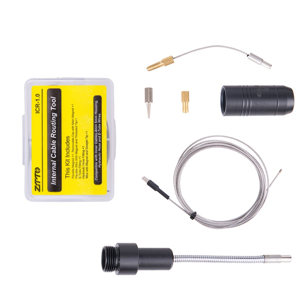 ZTTO Interne Kabel Routing Werkzeug Für Fahrrad Rahmen Schicht Hydraulische Schlauch Draht Schalthebel Innen Kabel DI E-Rohr 2 Magnet: ICR-V1.0