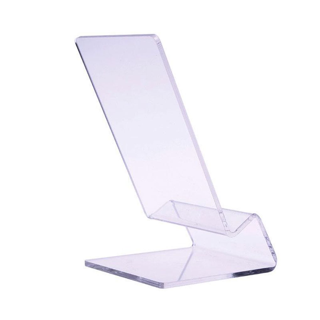Transparent Cell Phone Holder Acrylic Display Stand Clear Rack Stand for Cell Phone Display For Samsung Huawei Xiaomi iphone