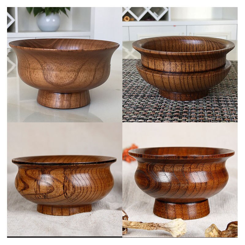 Cuenco de té de leche mongol, vajilla de madera amigable para Jujube, utensilios de cocina, proveedores de hoteles para el hogar