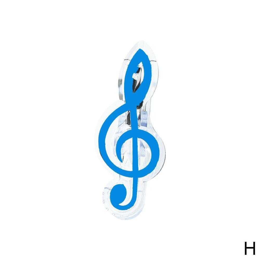Muziekboek notitie clip plastic piano muziekboek pagina g clip sleutel muziek accessoires clip  p4 q 3: Blauwe sleutel