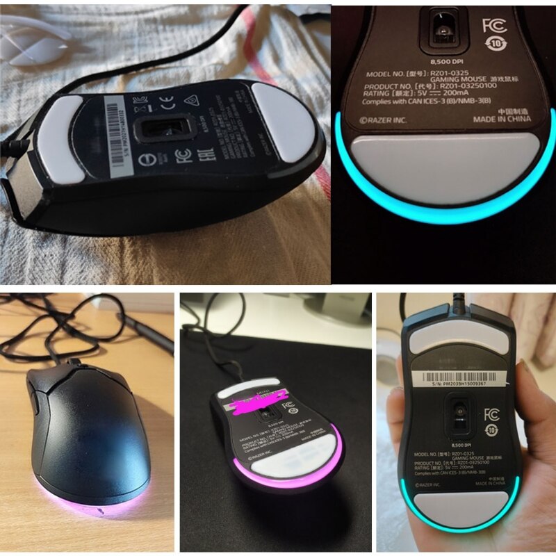 1 Pack Esports Tiger ICE Mouse Skates Feet for razer VIPER Mini Mouse Glides P9YA