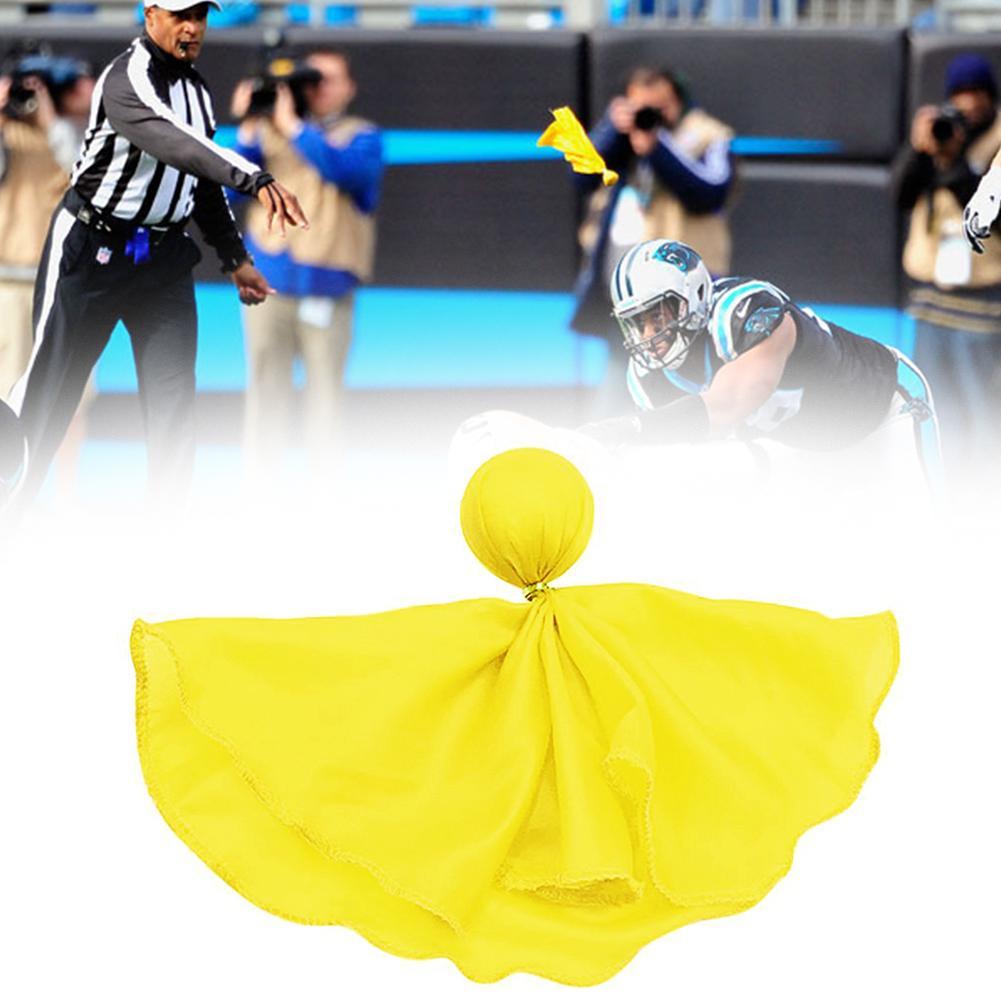 American Football Referee Props Small Yellow Flag Football Penalty Flag Football Penalty Flag Throwing Flag Accessories Flag