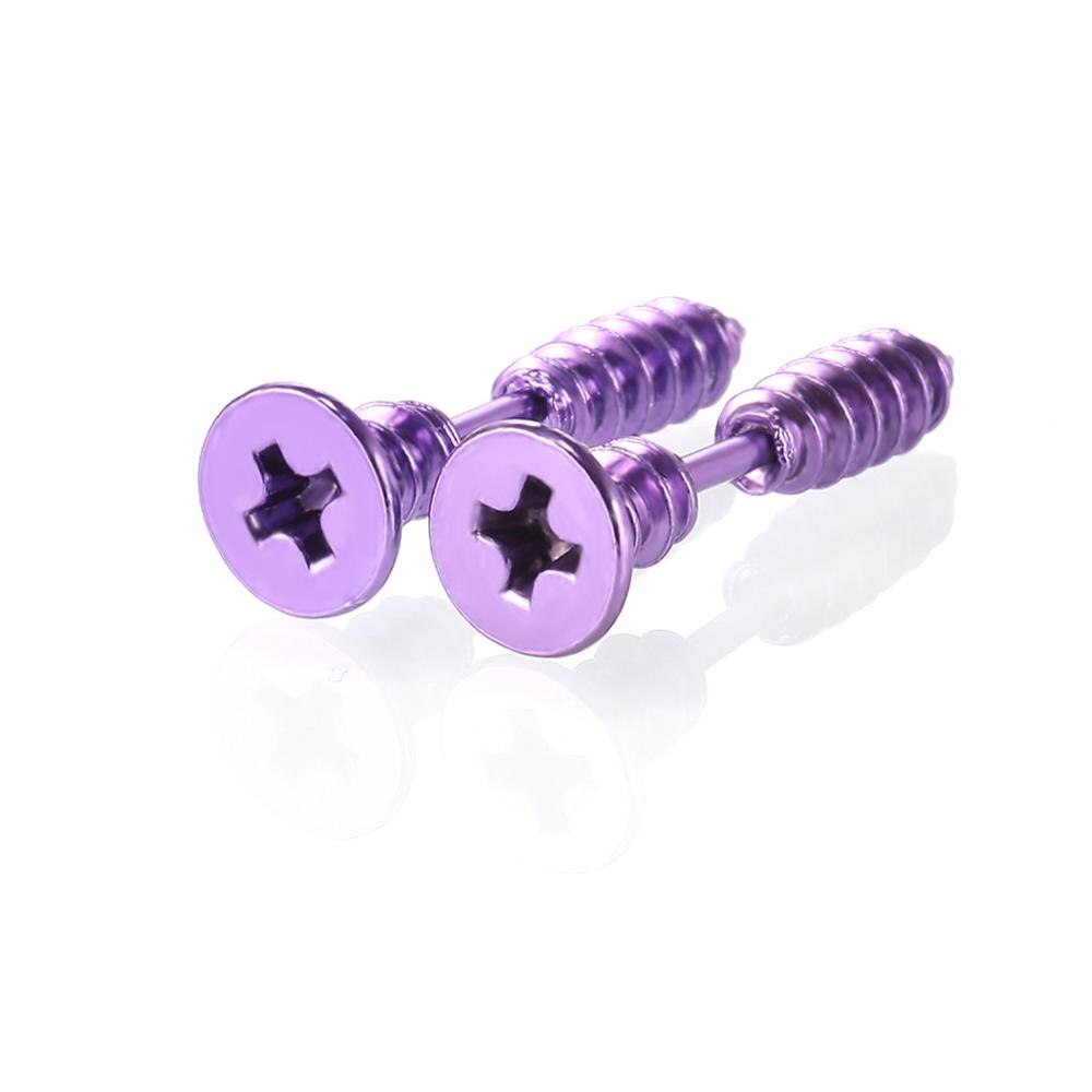 piercing oreja pendientes de acero inoxidable pendientes hombre: B