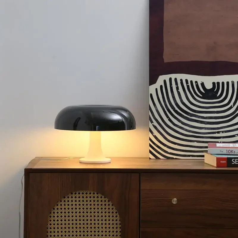 Led Paddestoel Nordic Tafellampen Klassieke Decoratie voor Hotel Nachtkastje Slaapkamer Woonkamer Traploos Dimmen Minimalistische Bureaulampen