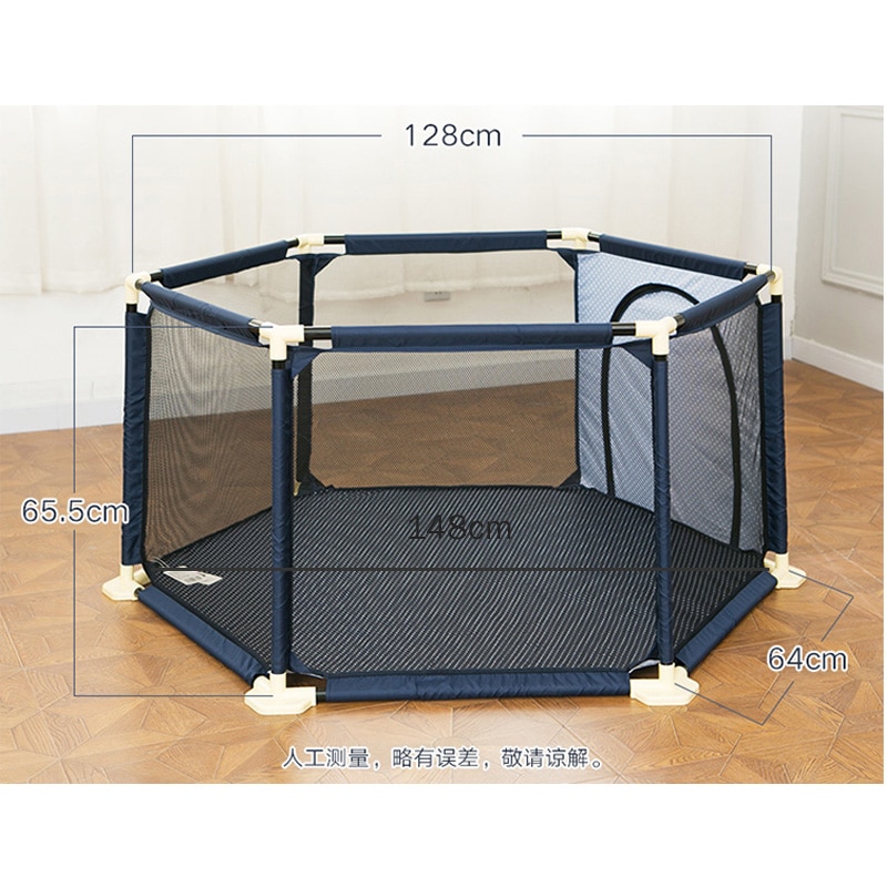 Baby kravlegård hegn plast børn kravlegård seng barriere baby sikkerhed hegn sikkerhedsbarriere folde hegn 3 år gammel solid