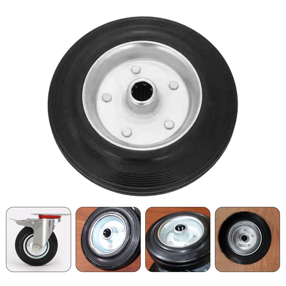 Industrial Rubber Wheel Cart Heavy Duty Caster Small Wheels for Furniture Outdoor Casters and Round Group Replacement
