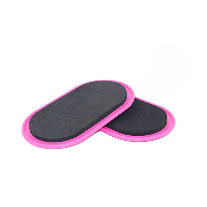 1 pair Sport Sliders Core Workout Discs Core Ab Exercise Gym Training Slimming Abdominal Equipment Fitness Slide gliding Discs: Pink