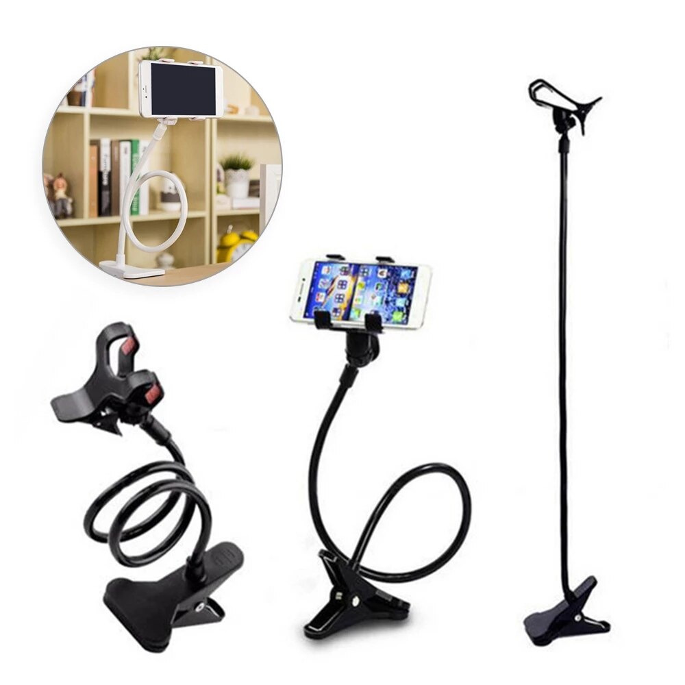 360 Drehung praktisch Halfter Stehen Hände Freie flexibel Clip Bett Schreibtisch Tisch Clip Halterung für Telefon Universal- Halterung