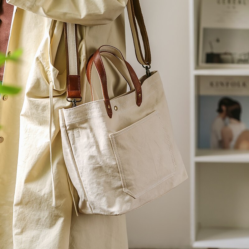 Shopper Tas Mode Grote Capaciteit Canvas Tas Ins College Leuke Vrouwen Tas Ulzzang Schoudertassen