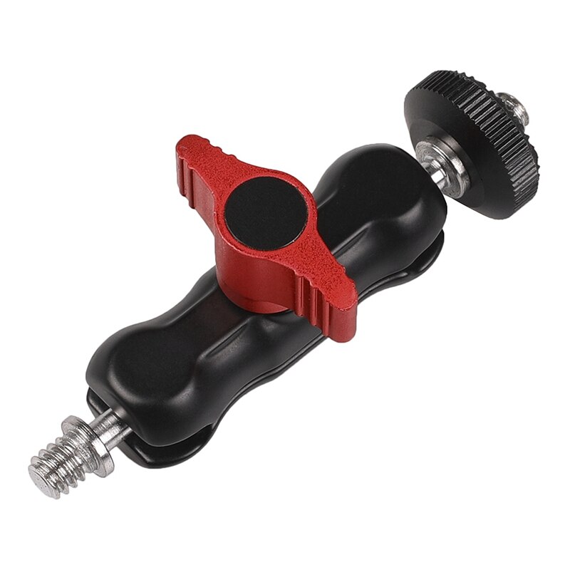 Braço de ic super da braçadeira da montagem da bola da braçadeira da cabeça da bola da multi-função com a linha 1/4inch-20 para o monitor do equipamento da gaiola da câmera