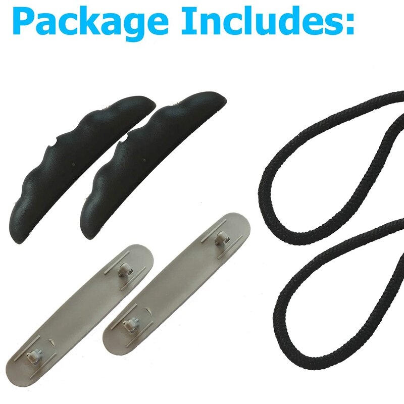 2 Stuks Kajak Handgrepen Sterke T-Handgreep Ultra Zware Bungee Kajak Vervanging Installatie Kit