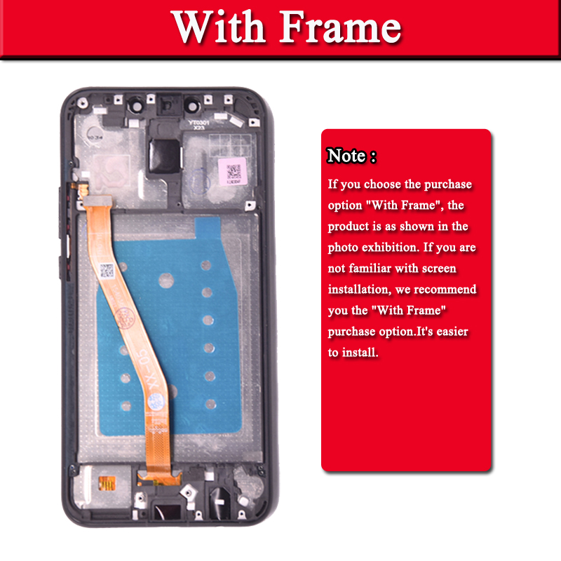 Original Display For Huawei Mate 20 Lite SNE-AL00 SNE-LX1 SNE-LX2 LCD Touch Screen Digitizer Assembly Maimang 7 Replaceme