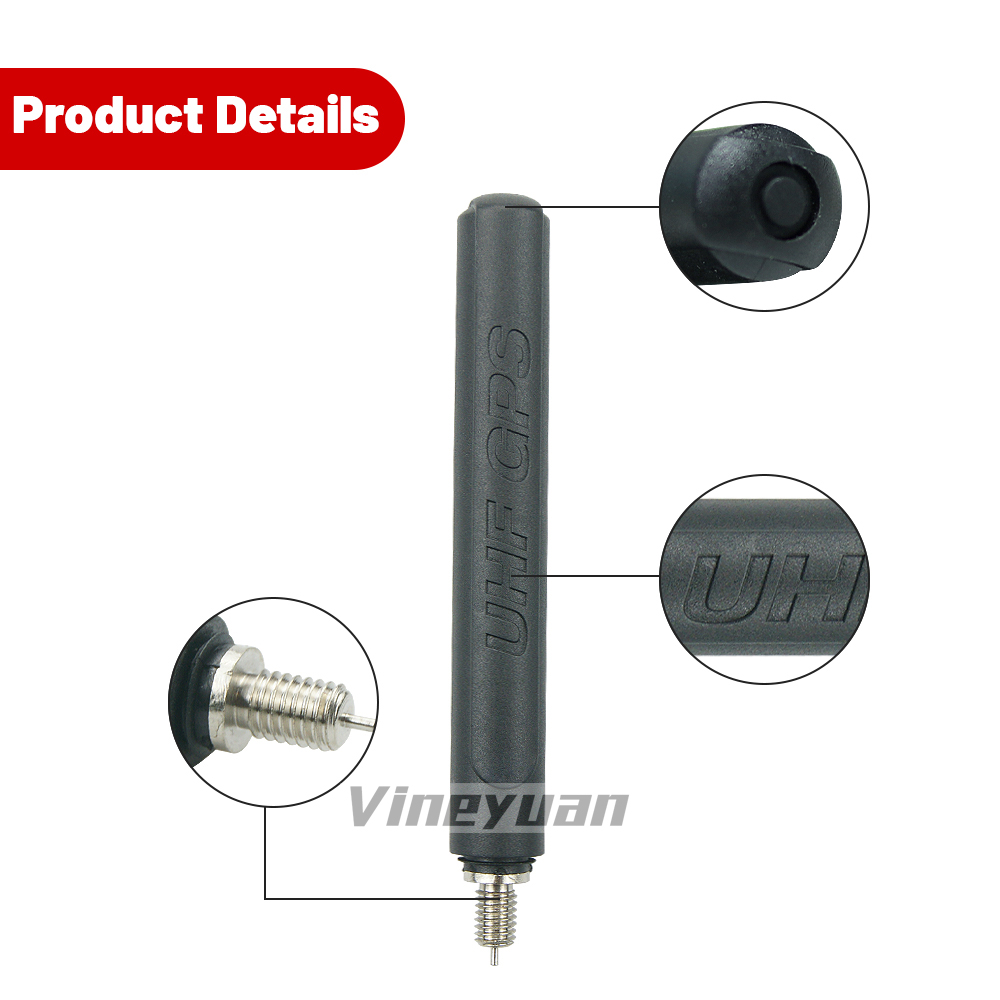 Antena GPS para MOTOROLA Tetra MTH800, 8,8 cm, UHF, 380-470Mhz, MTP850, MTP810, MTP830, mth650, Antena de Radio bidireccional de alta ganancia