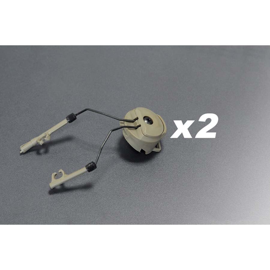 FAST Helm accessoires RAIL ADAPTER SET Peltor Comtac Headset Ops-Core Helm ARC Rail Adapter VOOR C1 C2 c4 BD5672: FG