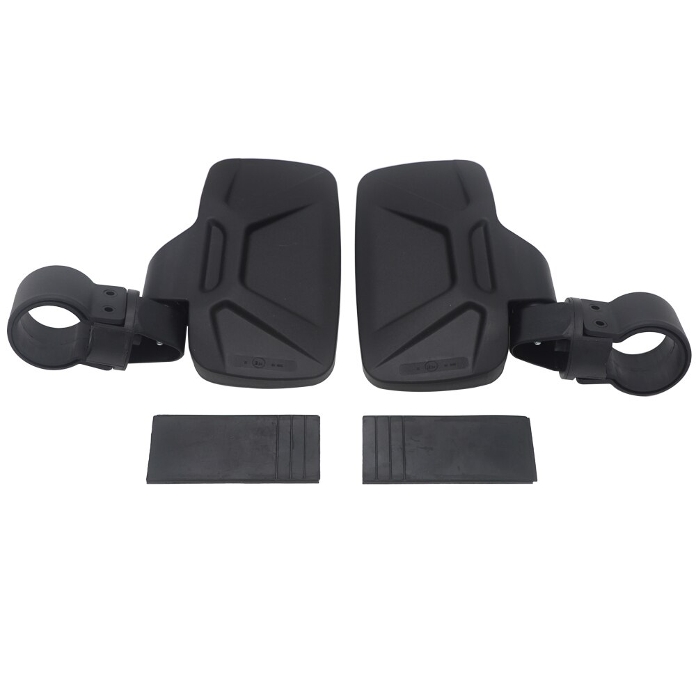 Utv bakspejl stødsikker sidespejle tilbehør w / 1.75 &quot; 2 &quot; rullebure til can am til polaris rzr 800 900 1000 til yamaha