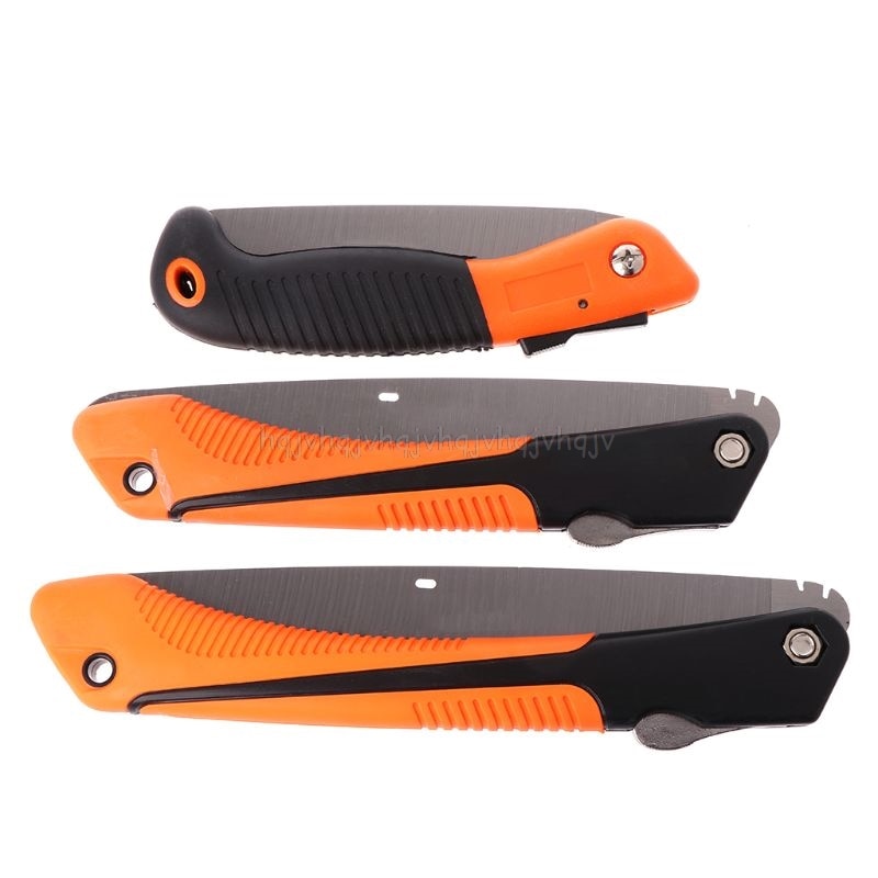 1PC Folding Steel Wood Cutting Survival Hand Saw 7Teeth per Inch Household Garden Pruning Saw Hand Tools 6/8/10" O12 19