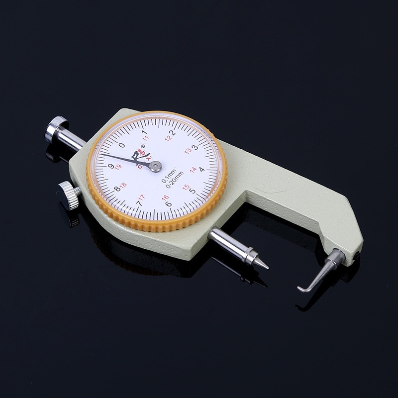 0-10mm/0.1mm Wybierz skórzany miernik grubości papieru miernik próbnik robić pusta rura lub okrągłe rury robić pomiaru suwmiarki