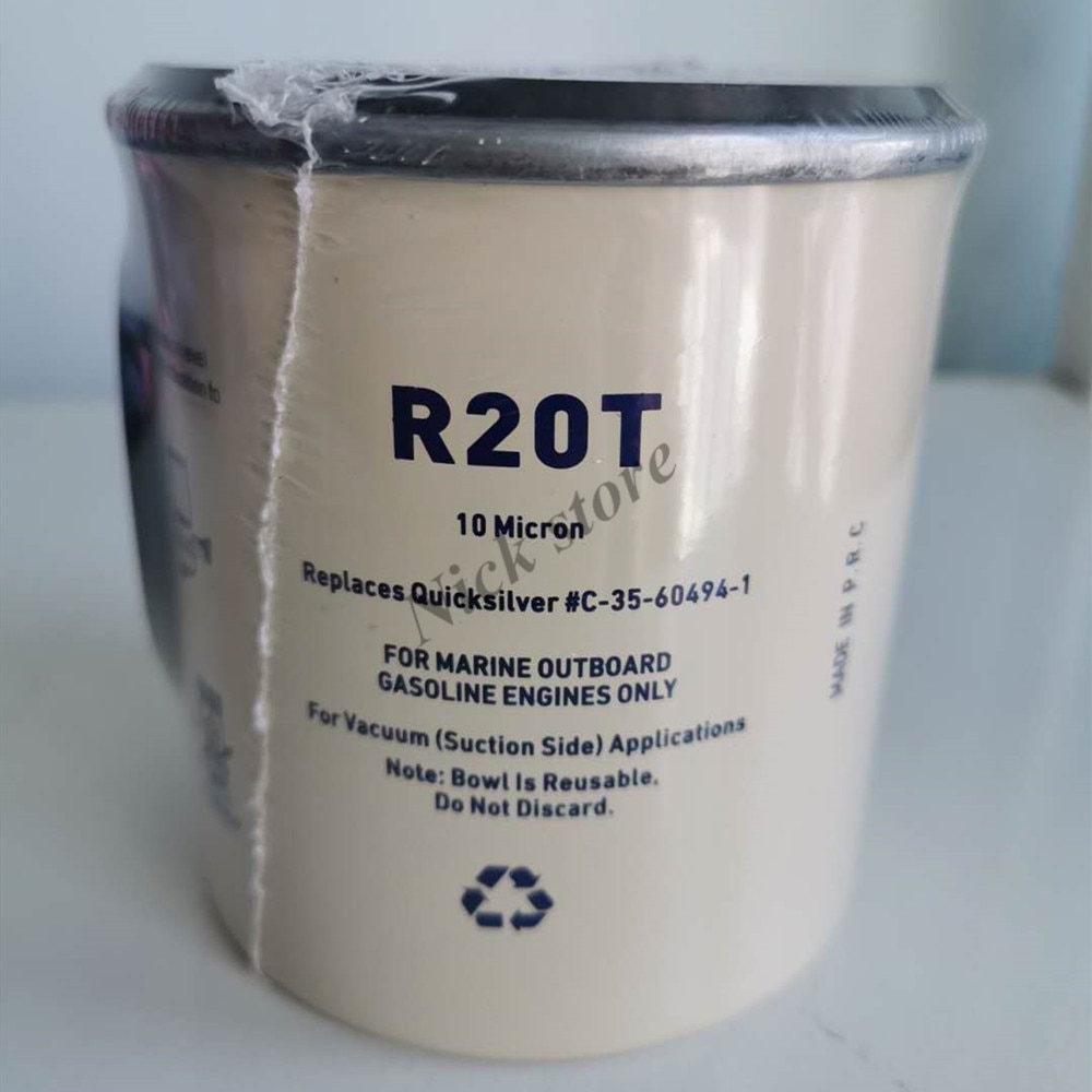 Brændstoffilter  r20t brændstof/vandudskiller komplet samling filter dieselmotor til 230 r påhængsmotorer