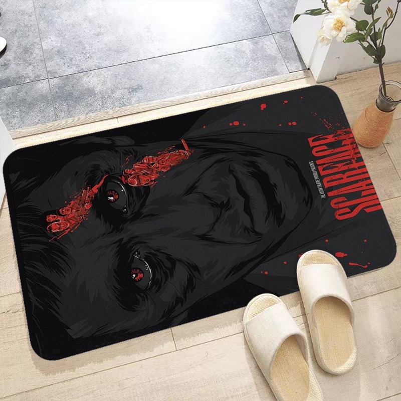 Film Scarface Vloermat Goedkoper Anti-Slip Moderne Woonkamer Balkon Bedrukt Modern Interieur Flanellen Mat