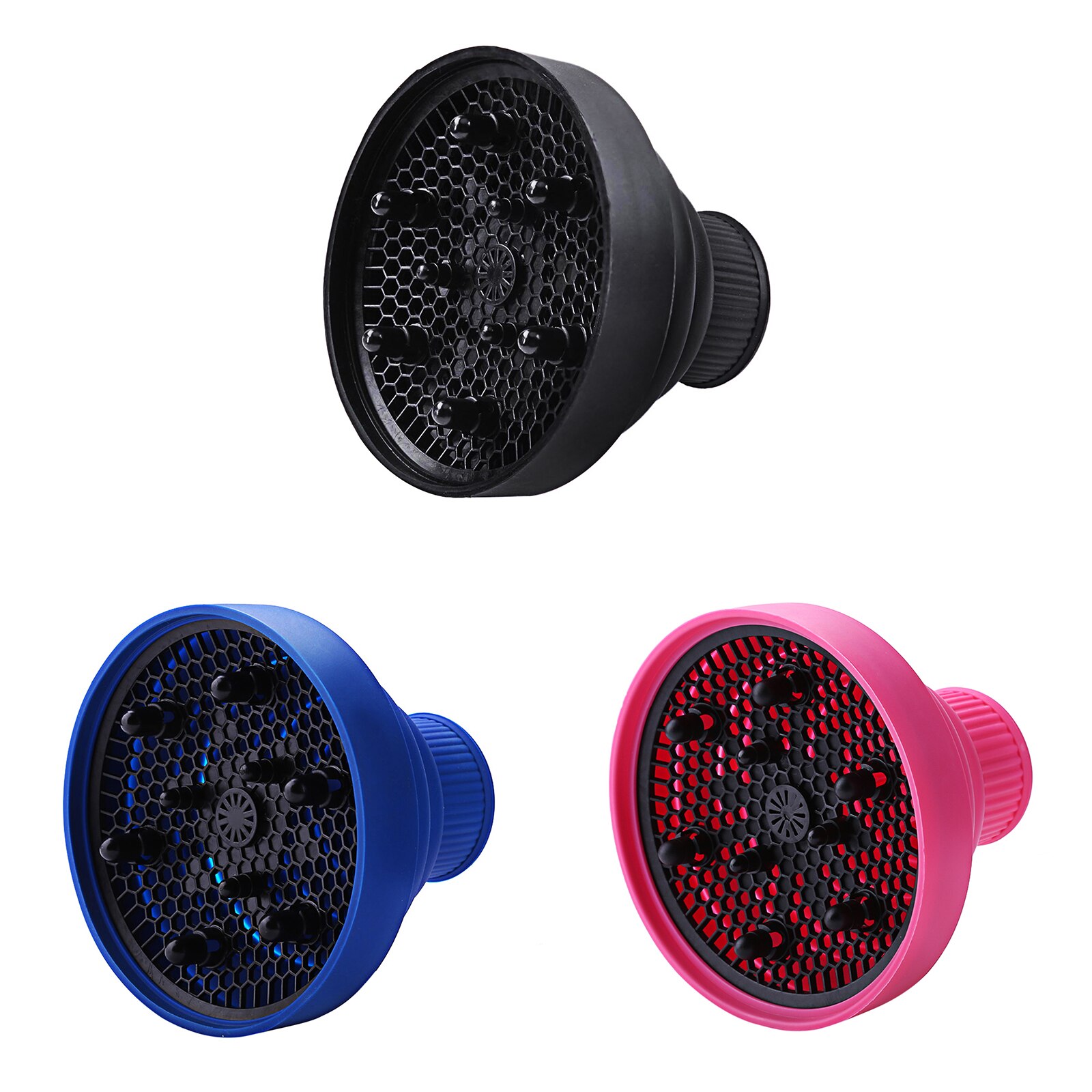 Universal Hair Diffuser Adaptable Foldable Portable Blow Dryers Cap for Curly Wavy Hair Barber Styling Tools