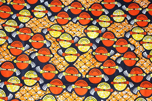 Tela estampada de algodón de , vestidos africanos de Ankara para de boda, trajes de 6 yardas x cm, novedad de 115: Color8