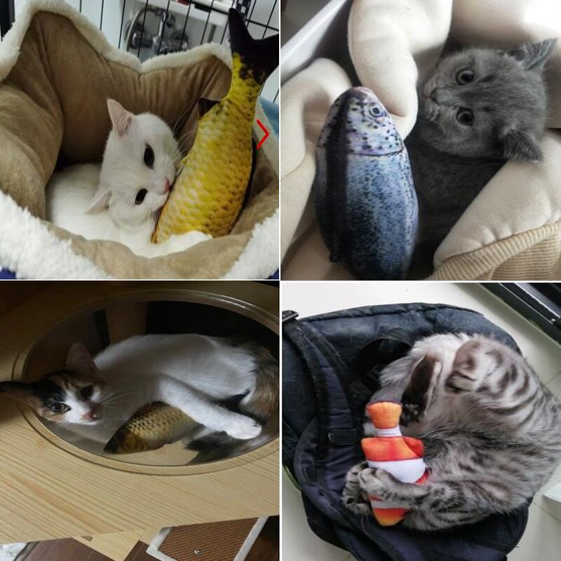Katzen Spielzeug USB Lade Simulation Fisch Spielzeug Interaktive Elektronische Fisch Form Spielzeug Für Katze Elektrische Spielen Liefert Pet liefert